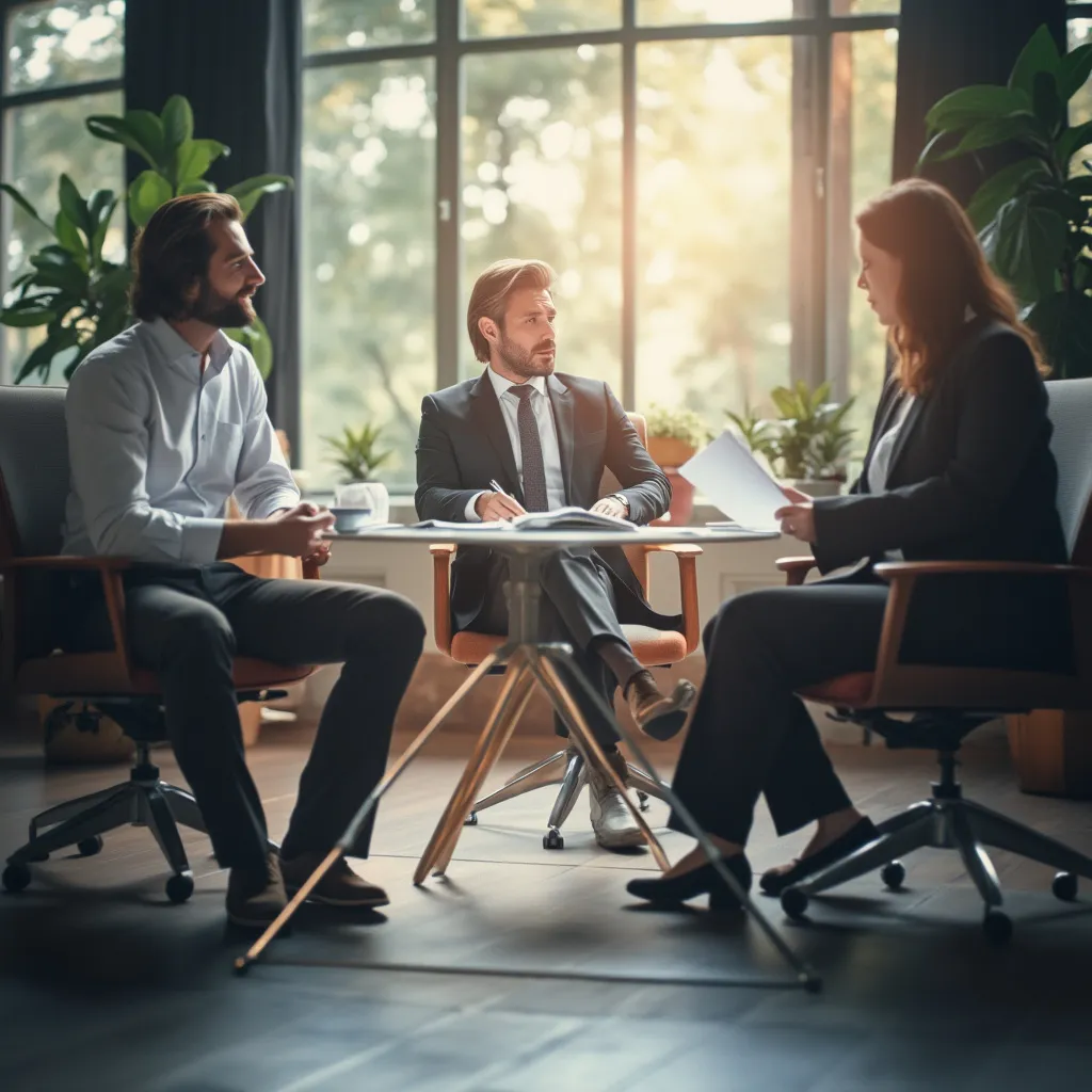 Consultor liderando un taller de capacitación